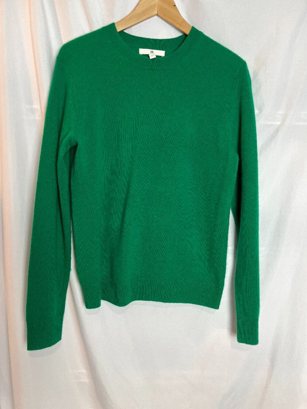 Women's Green Banana Republic Crewneck Cashmere Sweater Size S